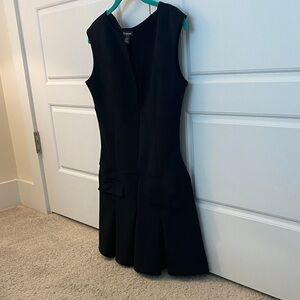 Black pleated Dress